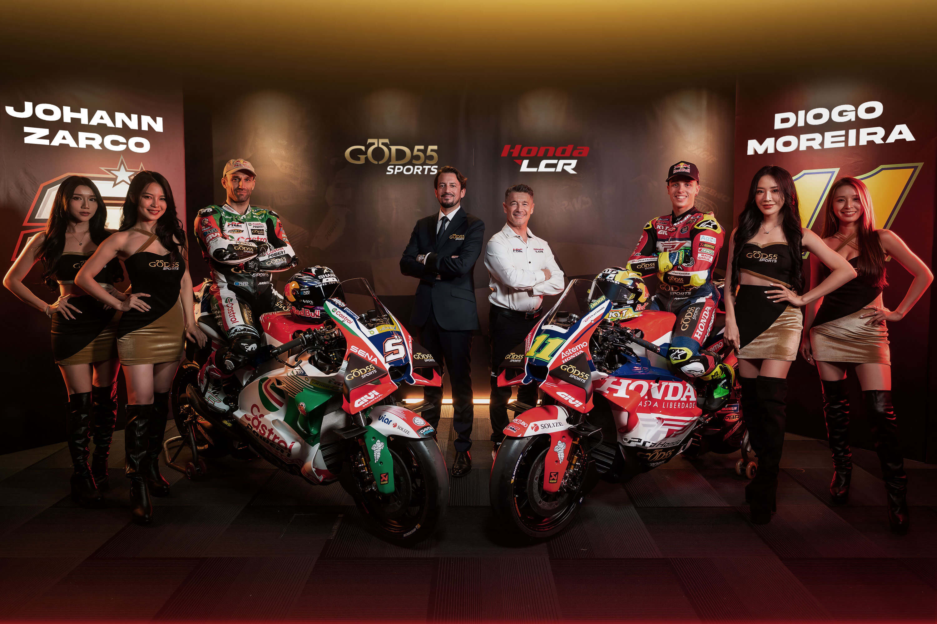GOD55 Sport partners with Honda LCR Team